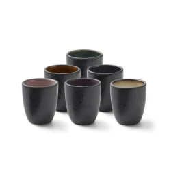 Bitz espressokop 6-pack, Zwart