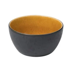 Bitz kom Ø 12 cm zwart, Zwart-amber