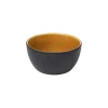 Bitz kom Ø 14 cm zwart, Zwart-amber