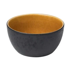 Bitz kom Ø 14 cm zwart, Zwart-amber
