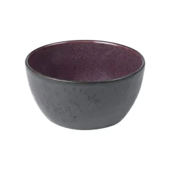 Bitz kom Ø 12 cm zwart, Zwart-paars