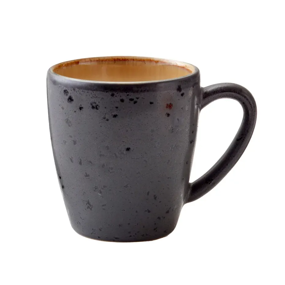 Bitz mok 19 cl zwart, Zwart-amber