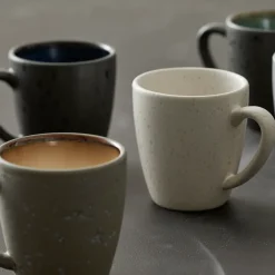 Bitz mok 19 cl zwart, Zwart-donkerblauw