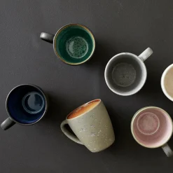 Bitz mok 19 cl zwart, Zwart-donkerblauw