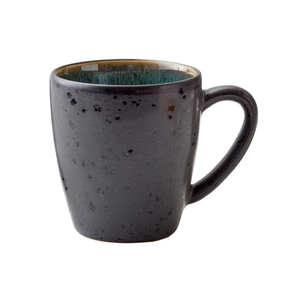 Bitz mok 19 cl zwart, Zwart-groen