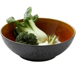 Bitz saladekom Ø30 cm, Zwart-amber