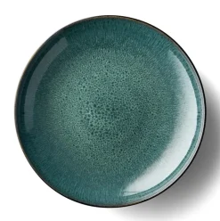 Bitz schaal Ø 40 cm zwart, Zwart-groen