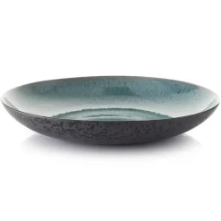 Bitz schaal Ø 40 cm zwart, Zwart-groen