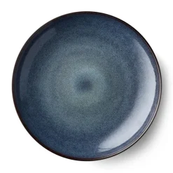 Bitz schaal Ø 40 cm zwart, Zwart-donkerblauw