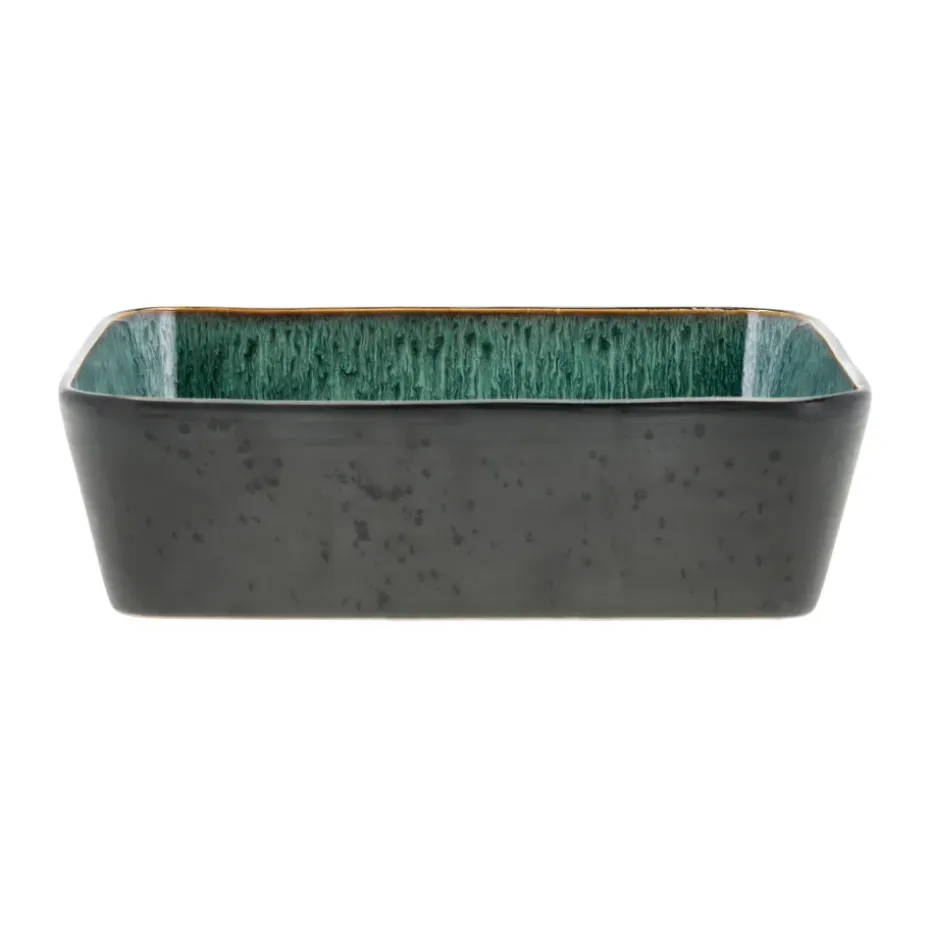 Bitz schotel rechthoekig 21x28 cm, Black-green