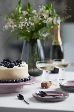 Bitz taartbord op voet Ø30 cm, Donkerblauw