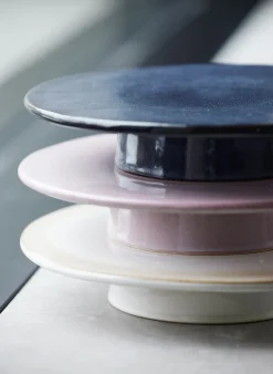 Bitz taartbord op voet Ø30 cm, Donkerblauw