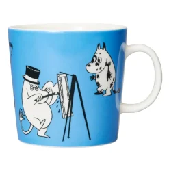 Blauwe Moomin mok speciaal, 40 cl