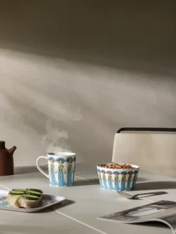 Blåklint mok met oor, 40 cl.