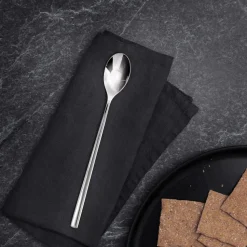 Blockley lange theelepel glanzend, Roestvrij staal