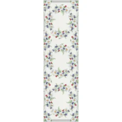 Blomkrans tafelloper 35x120 cm, Multi
