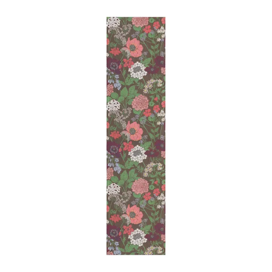 Blomsterfång tafelloper 35x140 cm, Multi