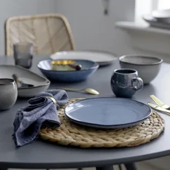 Bloomingville gevlochten placemat, Ø 35 cm.