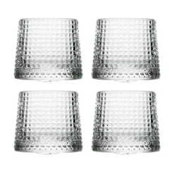 Blossom whiskeyglas 16 cl 4-pack, Transparant