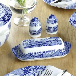 Blue Italian botervloot, 20 x 10 cm