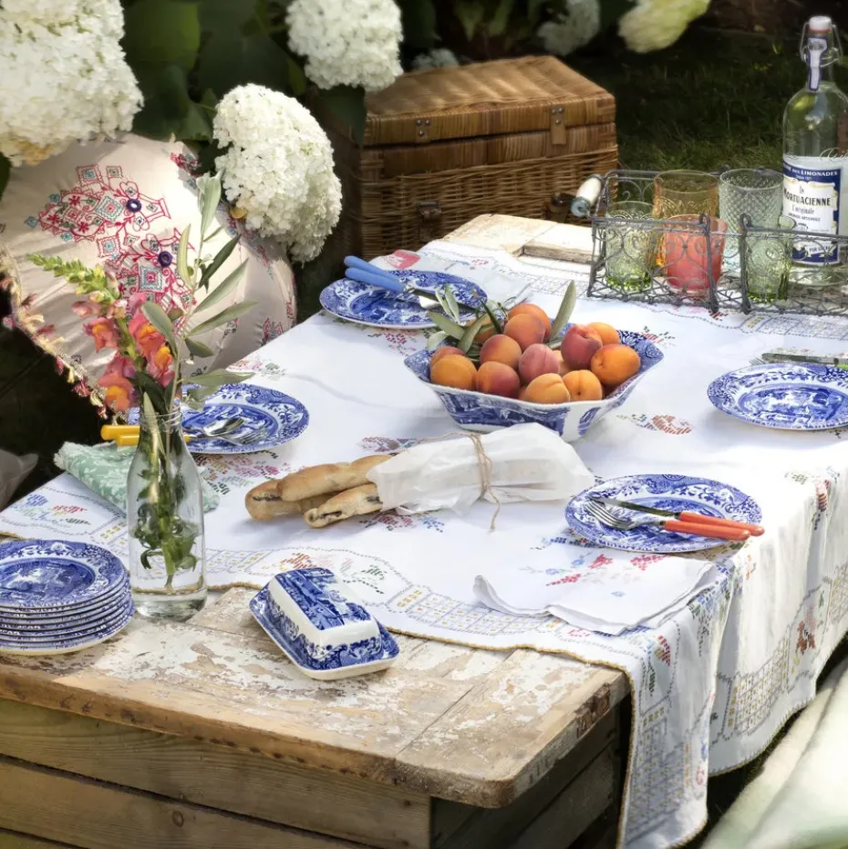 Blue Italian botervloot, 20 x 10 cm