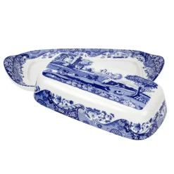 Blue Italian botervloot, 20 x 10 cm