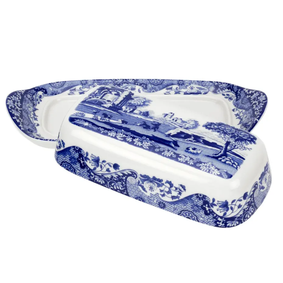 Blue Italian botervloot, 20 x 10 cm