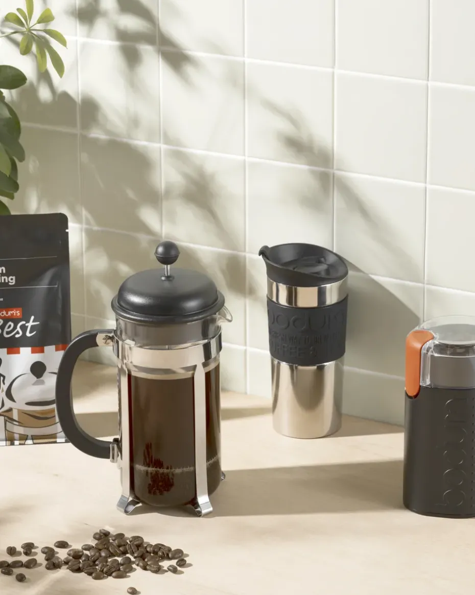 Bodum travel mug 35 cl roestvrij staal, Black