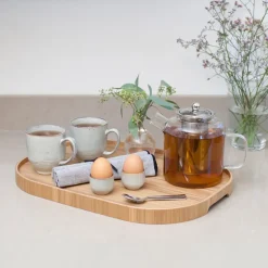 Bosign dienblad curveline large 34x47 cm, Wilgenhout