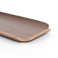 Bosign houten dienblad leaf, Walnoot