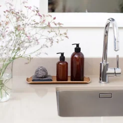 Bosign houten dienblad leaf, Walnoot