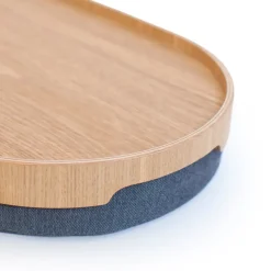 Bosign schootdienblad curveline medium 26x39 cm, Wilgenhout