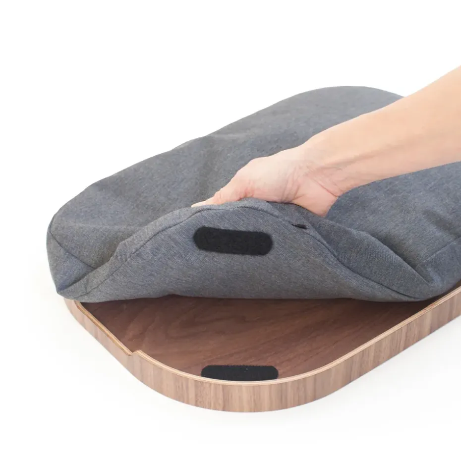 Bosign schootdienblad curveline large 34x47 cm, Walnoot