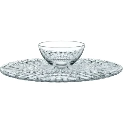 Bossa Nova koekjesschaal/chip and dip, Helder