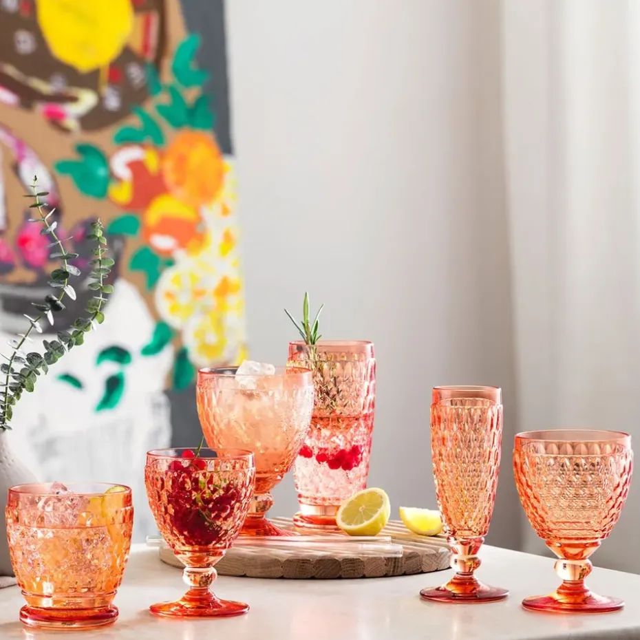 Boston champagneglas 12 cl, Apricot