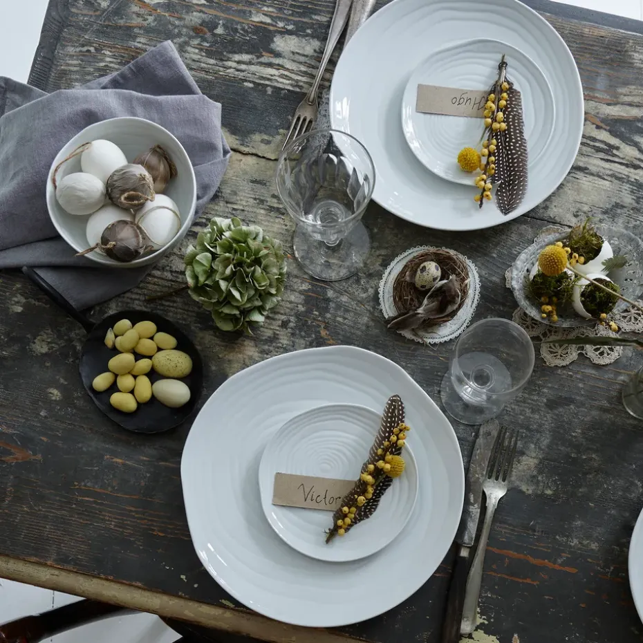 Boulogne bordje 16,5 cm, Wit