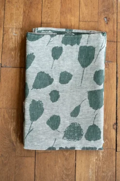 Bouquet tafelkleed 147x250 cm, Groen-off-white