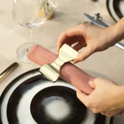 Bowie servetring 2-pack, Messin