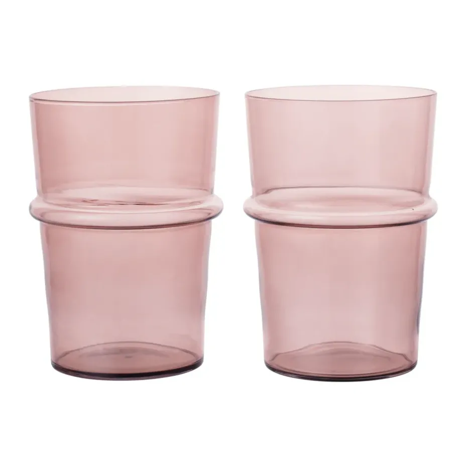 Boya drinkglas hoog 45 cl 2-pack, Mauve