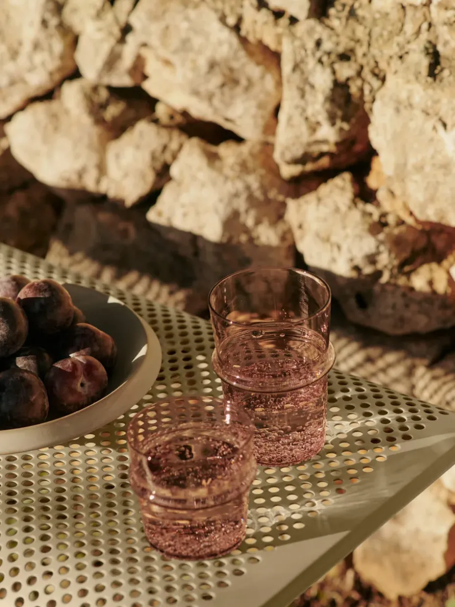 Boya drinkglas hoog 45 cl 2-pack, Mauve