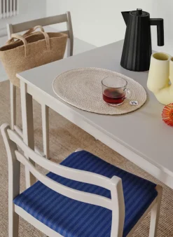 Braided placemat ovaal, Ivory