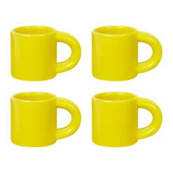 Bronto espressokopje 10 cl 4-pack, Yellow