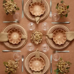 Bubbles bord, 28 cm, Cinnamon