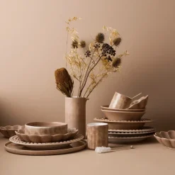 Bubbles bord, 28 cm, Cinnamon