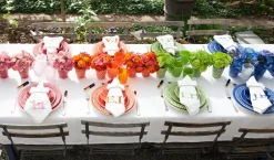 Bubbles bord, 28 cm, Roze