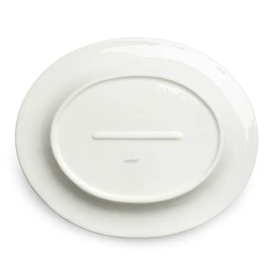 Bubbles ovale schaal, 35 cm, lichtroze