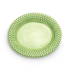Bubbles ovale schaal, 35 cm, Groen
