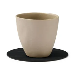 Buffalo onderzetter (glazen) circle, zwart