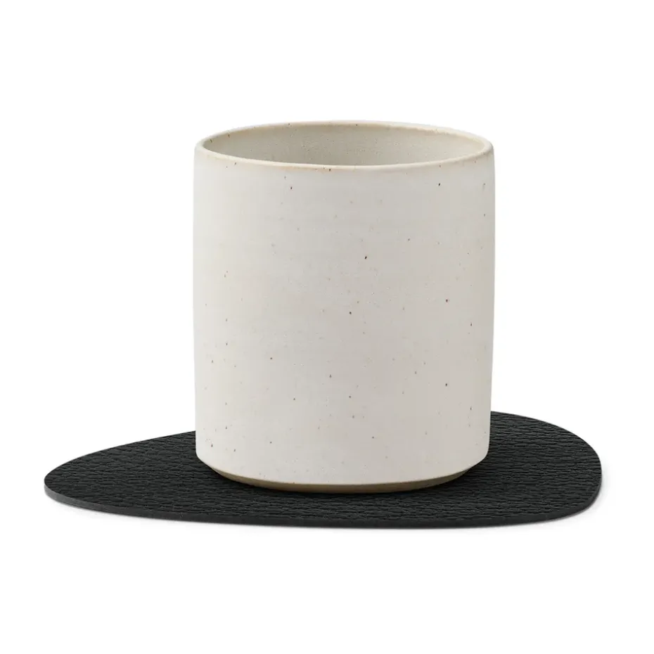 Bull onderzetter (glazen) curve, zwart