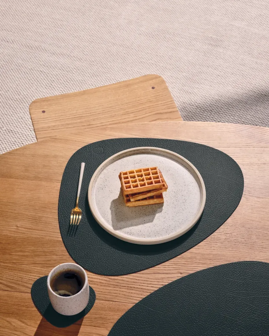 Bull onderzetter (glazen) curve, zwart